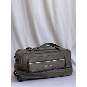 Сумка на колесах коричневая NAM CITY