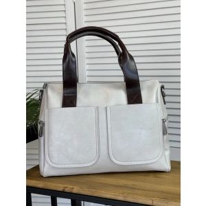 Сумка женская бежевая Dellilu 9001-79/9321-79