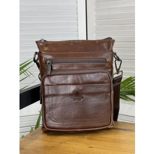 Сумка мужская коричневый ZINIMSK 22336-2