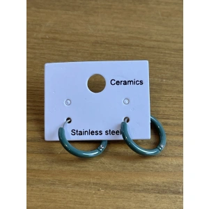 Серьги зеленый Dawu EH220930034