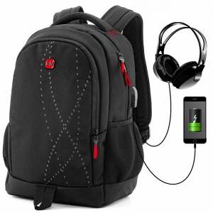 Рюкзак черный SkyName 90-107