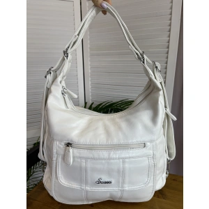 Сумка-рюкзак белый Sassa 1190