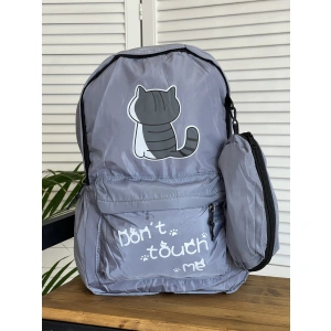 Рюкзак серый 