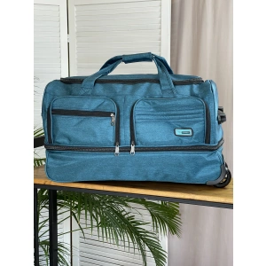 Сумка на колесах бирюзовая IMPREZA 3003