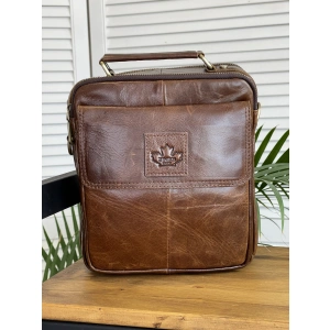 Сумка мужская коричневый ZINIMSK 6802