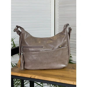 Сумка женская бежевая Dellilu 8108-723