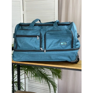 Сумка на колесах бирюзовая IMPREZA 3003