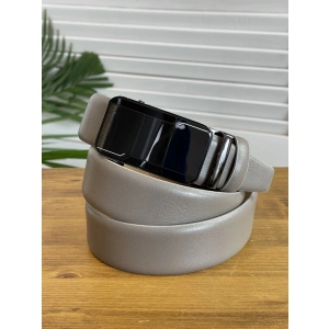 Ремень серый 