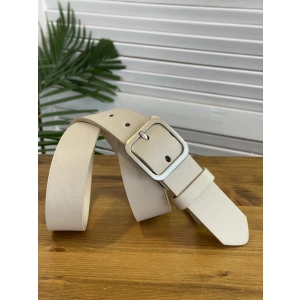 Ремень бежевый 