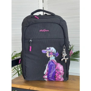 Рюкзак черный Maksimm B239