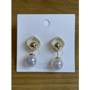 Серьги золотой  Blucome MLQM30151