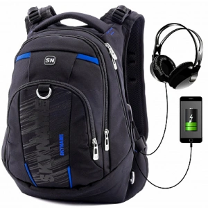 Рюкзак черный SkyName 90-8806