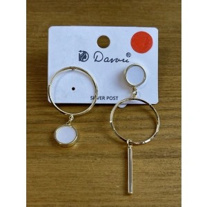 Серьги золотой  Dawu EH200102005