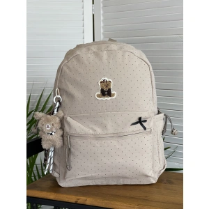 Рюкзак бежевый NIKKI S495
