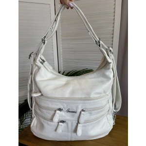 Сумка-рюкзак белый Sassa 1165