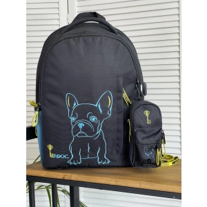 Рюкзак черный GROOC 14-052