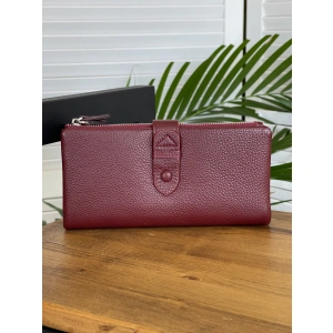 Кошелёк бордовый Doniya 3997