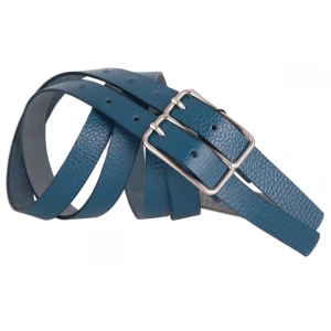 Ремень женский синий 679-29