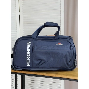 Сумка на колесах синяя Mironpan 67018
