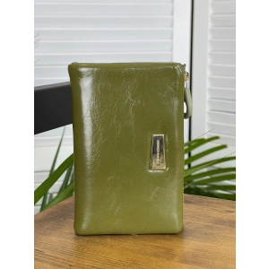 Кошелёк зеленый  6528