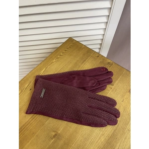Перчатки бордовый YAYA