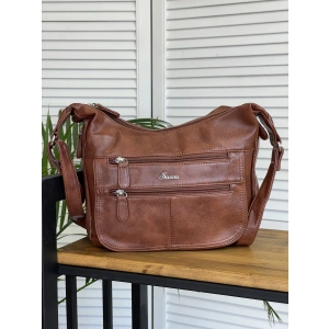 Сумка женская коричневая Sassa 1040