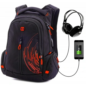 Рюкзак черный SkyName 90-102