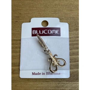 Брошь золотой  Blucome