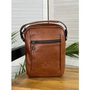 Сумка мужская рыжий ZINIMSK 3323-1