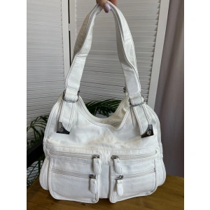 Сумка женская белая Sassa 8114