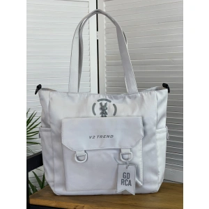 Сумка-шоппер серая NIKKI D060