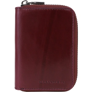 Визитница бордовый Alexander Ts V003