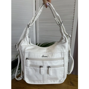 Сумка женская белая Sassa 8004