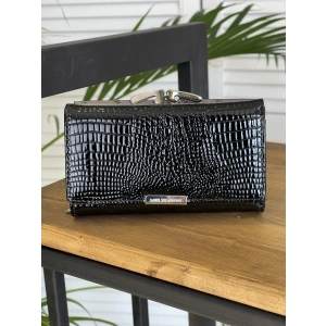 Кошелёк черный Loui Vearner 5249