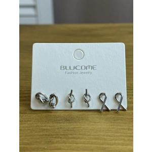 Серьги серебрист Blucome MLDLD0002