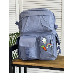 Рюкзак голубой  732