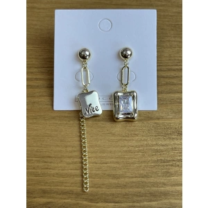 Серьги золотой  Blucome LQM30692