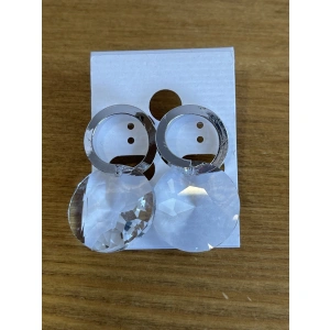 Серьги серебрист 