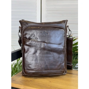 Сумка мужская коричневый ZNIXS 22333-1