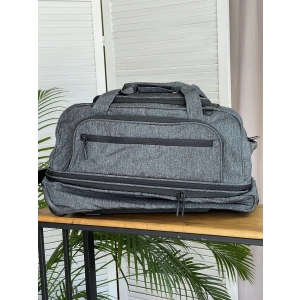 Сумка на колесах серая IMPREZA 3006