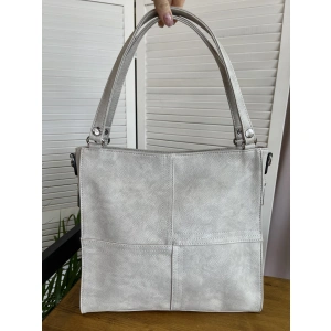 Сумка женская серая Dellilu T9411-109