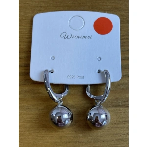 Серьги серебрист Dawu EH201216007