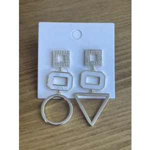 Серьги золотой  Blucome LQM34830