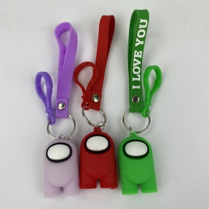 Брелок с игрушкой Among us