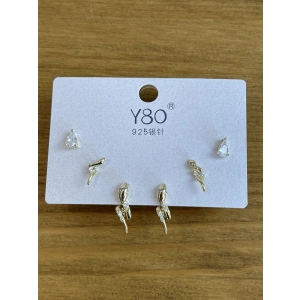 Серьги золотой  Dawu DDE24KD064