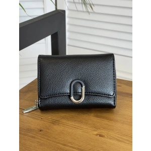 Кошелёк черный Canevo T7-15-662