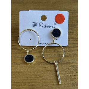 Серьги золотой  Dawu EH200102005