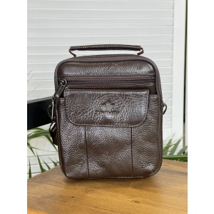Сумка мужская коричневый ZINIMSK 8037