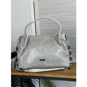 Сумка женская серая Dellilu 9453-241