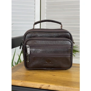 Сумка мужская коричневый ZINIMSK 8035